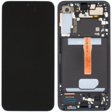 Дисплей с сенсорным экраном (модуль) Samsung S906 S22 Plus 5G, черный с рамкой, оригинал