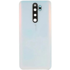 Задняя крышка для Xiaomi Redmi Note 8 Pro, белая со стеклом камеры, оригинал
