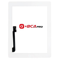 Сенсор iPad 4, білий, повний комплект, оригінал G+OCA PRo