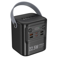 Портативная батарея (Power Bank) Hoco J152 Tough (22.5W+PD20W+light) 80 000mAh, черный