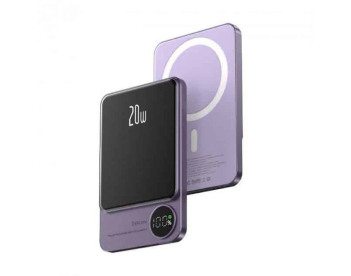Портативна батарея (Power Bank) Q9 MagSafe 20W 10000 mAh Purple