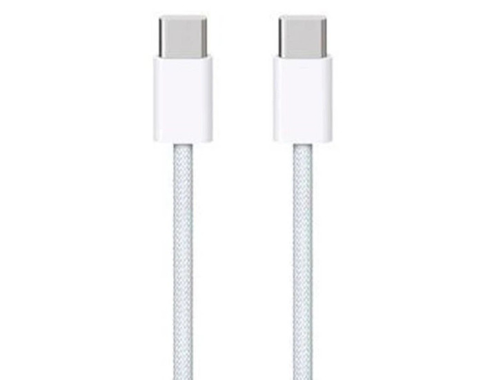 Кабель FineWoven USB-C Apple Type-C to Type-C (Інструмент для вилучення SIM-карты) (Box) (1m)