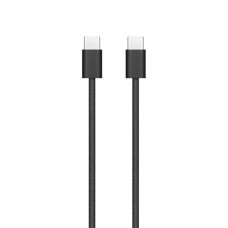 Кабель Original Quality Type-C to Type-C (Woven) (box) Sim Lock 1m, Black