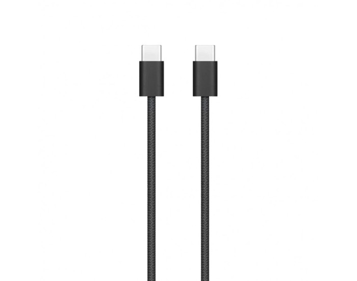 Кабель Original Quality Type-C to Type-C (Woven) (box) Sim Lock 1m, Black