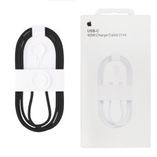 Кабель Original Quality Type-C to Type-C (Woven) (box) Sim Lock 1m, Black