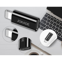 Переходник Jokade JC017 LONGCHUANG Lightning to Type-C, черный