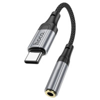 Перехідник Hoco LS36 (male 2*female) 0.25m, чорний
