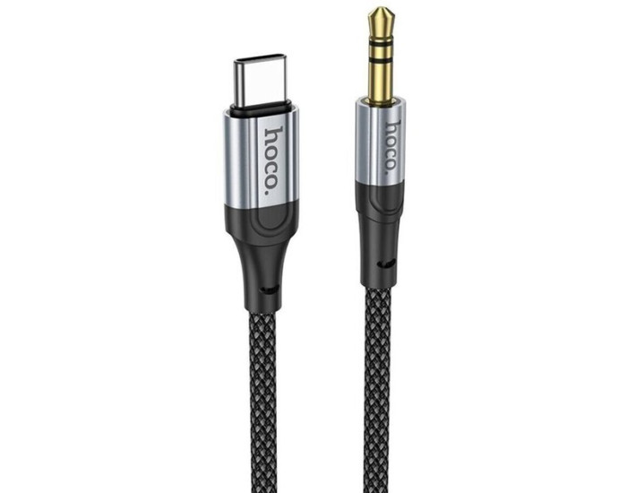Перехідник Hoco UPA26 Fresh Digital Audio Conversion Cable to Type-C 1m, чорний