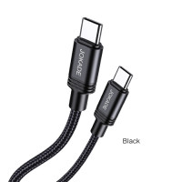 Кабель USB-C Jokade JA041 Type-C to Type-C  PD100W Smart Charging (2m) - черный