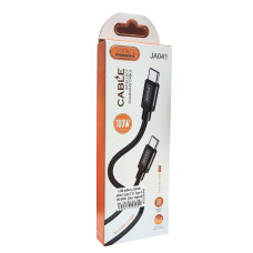 Кабель USB-C Jokade JA041 Type-C to Type-C  PD100W Smart Charging (2m) - черный