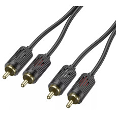 Переходник Hoco UPA29 dual RCA 1.5m, черный