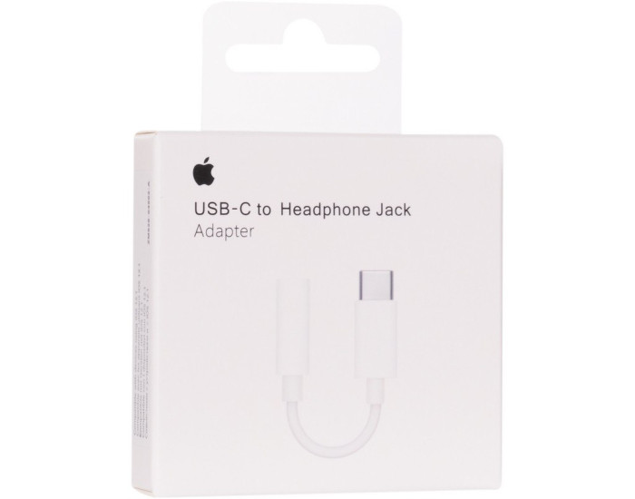 Переходник AUX (3,5) - USB-C (Apple Bar-Code) оригинал