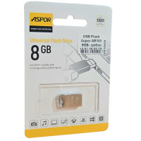 Флешка USB 3.0 Aspor 8GB AR105, срібляста