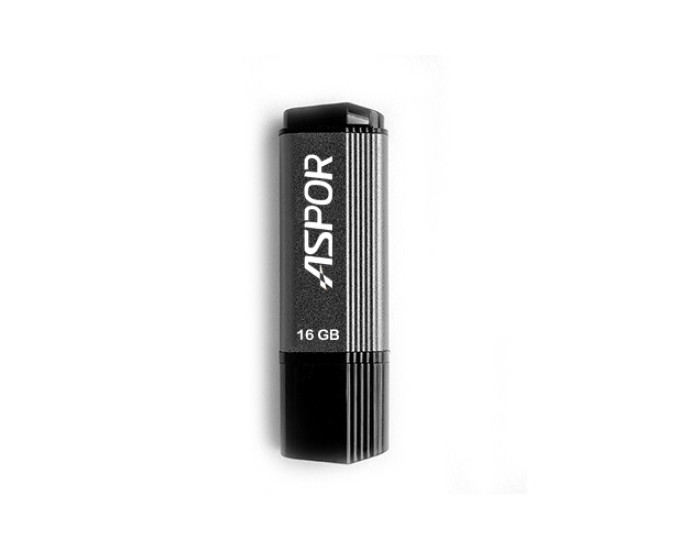 Флешка USB 3.0 Aspor 16GB AR121, графит