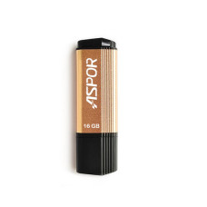 Флешка USB 3.0 Aspor 16GB AR121, золотистая