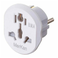 Сетевой переходник Merkan EU White