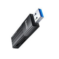 Адаптер Картридер Hoco HB20 Mindful 2in1 USB3.0 Black