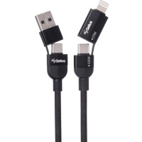 Кабель USB Gelius OpenX GP-UCN017 (4in1/1m) (100W) Black



