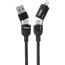 Кабель USB Gelius OpenX GP-UCN017 (4in1/1m) (100W) Black



