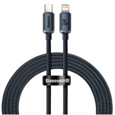Кабель USB Baseus Crystal Shine Series Fast Charging Data Cable Type-C to Lightning (20W/2m) черный (CAJY000301)