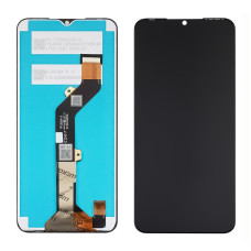 Дисплей с сенсорным экраном (модуль) Tecno Spark 7 KF6 /7 Go KF6m, черный, оригинал, сервисная упаковка GXQC