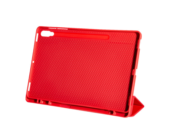 Чохол-книга Smart Case with Pencil Samsung Tab S7 (T870/T875) / Tab S8 (X700/X706) /Tab S9 / TAB S9 FE / TAB S10 FE, червоний