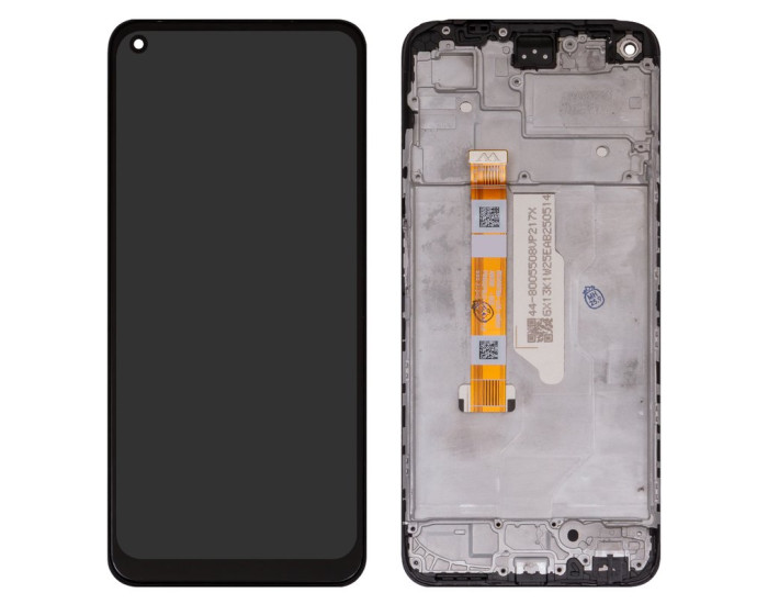 Дисплей с сенсорным экраном (модуль) Oppo A96 4G, черный с рамкой