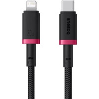 Кабель USB Baseus Dura Series Type-C to Lightning (20W/1m) чорний/червоний (P10377800U01-01)