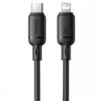 Кабель USB Baseus Silky Series Type-C to Lightning (20W/1m) чорний (P10377700113-00)