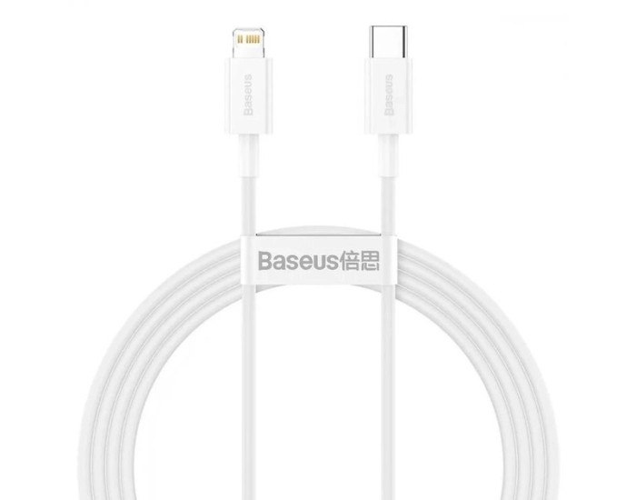 Кабель USB Baseus Superior Series Fast Charging Data Cable Type-C to Lightning (20W/2m) белый (CATLYS-C01)