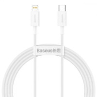 Кабель USB Baseus Superior Series Type-C to Lightning (20W/2m) Білий (CATLYS-C02)