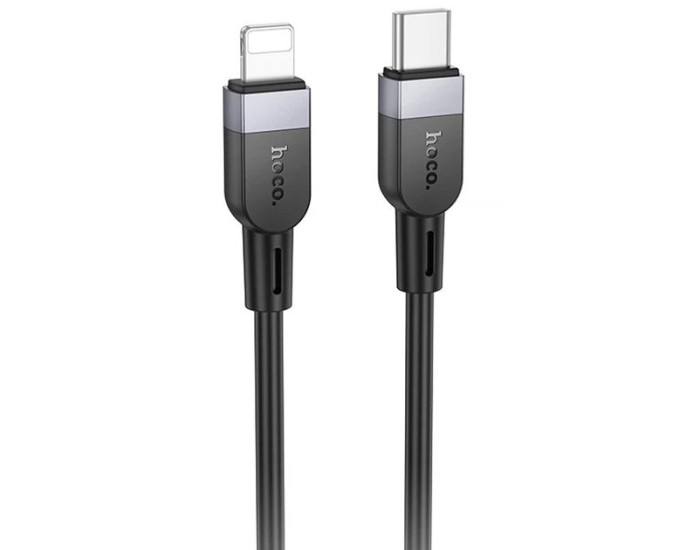 Кабель Hoco X109 Energy Silicone Type-C to Lightning (27W/2m) чорний