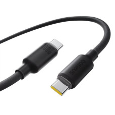 Кабель USB-C Baseus Foamed Silicone Pro Magnetic Type-C to Type-C (100W/1m) Black (E0426D00)