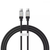 Кабель USB-C Baseus CoolPlay Series Type-C to Type-C (100W/1m) Black (CAKW000201)