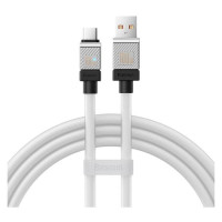 Кабель USB-C Baseus CoolPlay Series Type-C to Type-C (100W/1m) White (CAKW000602)