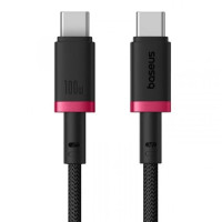Кабель USB-C Baseus Dura Series Type-C to Type-C (100W/2m) (Black/Red) (P10377803U01-03)