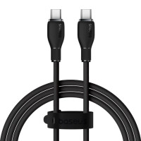 Кабель USB-C Baseus Pudding Series Fast Charging Cable Type-C to Type-C (100W/1.2m) Black (P10355702111-00)