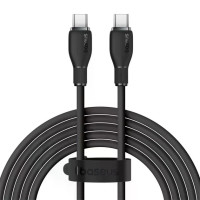 Кабель USB-C Baseus Pudding Series Fast Charging Cable Type-C to Type-C (100W/2m) Black