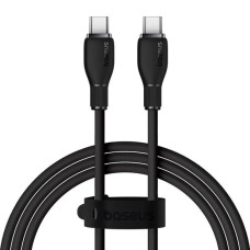 Кабель USB-C Baseus Pudding Series Fast Charging Type-C to Type-C (100W/1.2m) Black (P10355702111-B1) (BOX)