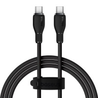 Кабель USB-C Baseus Pudding Seriesl Fast Charging Cable Type-C to Type-C (100W/1.2m) Black (P10355702221-00) 