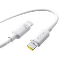 Кабель USB-C Baseus Foamed Silicone Type-C to Type-C PD (100W/1m) White (E0426701)