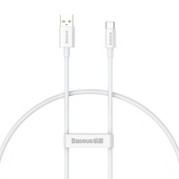 Кабель USB Baseus Superior Series USB to Type-C (100W/0.25m) Moon White (P10320102214-00)