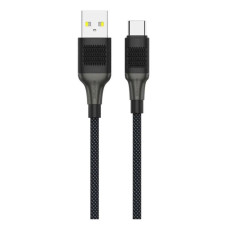 Кабель USB SENTEO SM-04 Eplosid series USB to Type-C (3A/1m) чорний