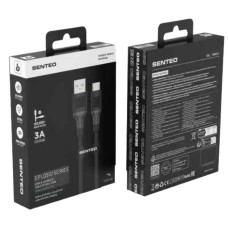 Кабель USB SENTEO SM-04 Eplosid series USB to Type-C (3A/1m) чорний