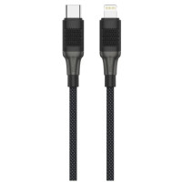 Кабель USB SENTEO SM-04 Eplosid series 30W Type-C to Lightning 1m, (black)