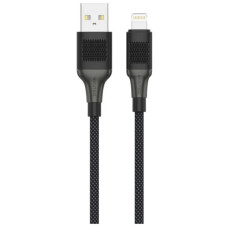 Кабель USB SENTEO SM-04 Eplosid series 2.4A USB to Lightning 1m, черный