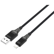 Кабель USB SENTEO SM-04 Eplosid series 2.4A USB to Lightning 1m, черный
