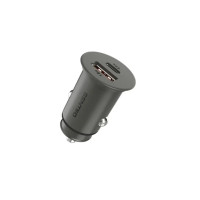 Автомобильное зарядное устройство SENTEO Q-06 Fast Car Charger (USB-A+USB-C) A18W+C45W 63W (Черный  Black)