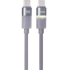 Кабель USB-C Gelius MoonLine Type-C to Type-C (100W/1,2m) Grey (GP-UCN014)