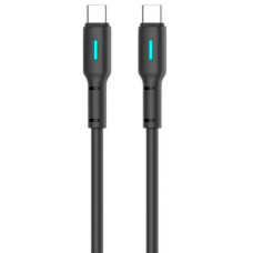 Кабель USB-C Gelius Pro Lumin Lamp Type-C to Type-C (60W/2m) Black (GP-UC100)
